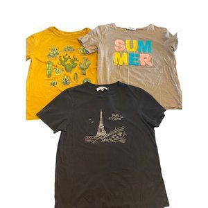 Women's Small Tee Shirt Bundle Fifth Sun Forever 21 Double Zero